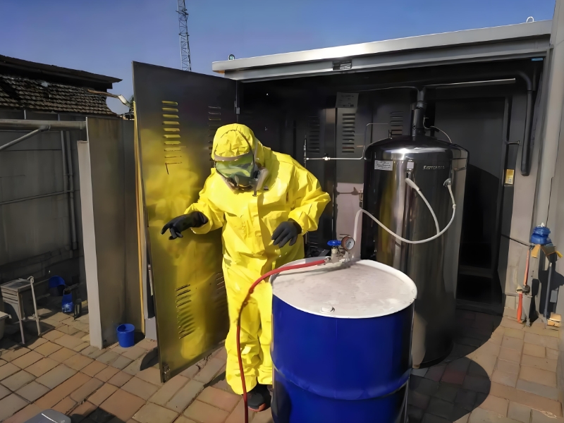 乙胺貯存使用現場