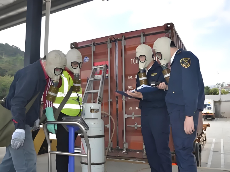 出入境海關集裝箱檢疫熏蒸